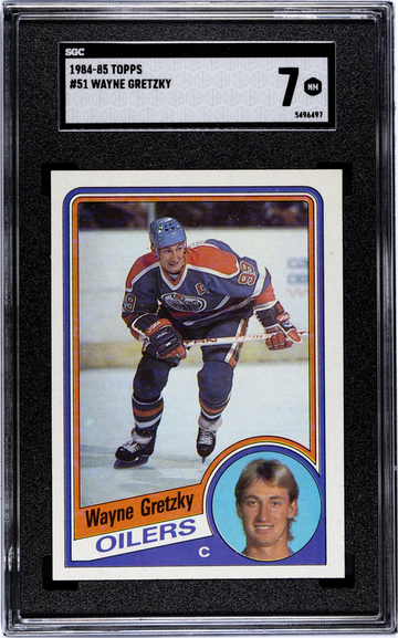 1984-85 TOPPS #51 WAYNE GRETZKY OILERS HOF NEAR MINT