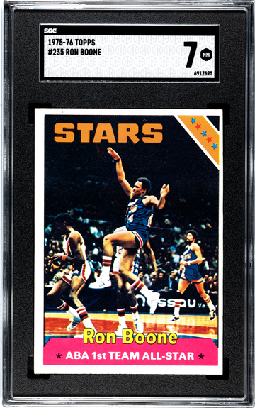 1975-76 TOPPS #235 RON BOONE STARS ABA ALL-STAR NEAR MINT