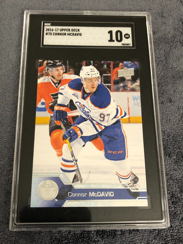 Hot!!! Connor McDavid  2016 - 17 Upper Deck OILERS GEM MINT 2nd Year card #75