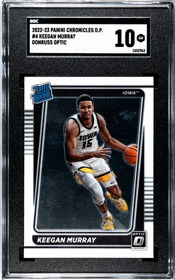 KEEGAN MURRAY 2022-23 Panini Chronicles Draft Picks DONRUSS OPTIC #4 RATED ROOKIE NBA IOWA GEM MINT