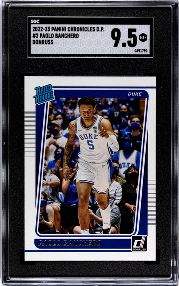 2022-23 Panini Chronicles Draft Picks #2 Paolo Banchero Donruss Rookie Card RC Duke MINT+