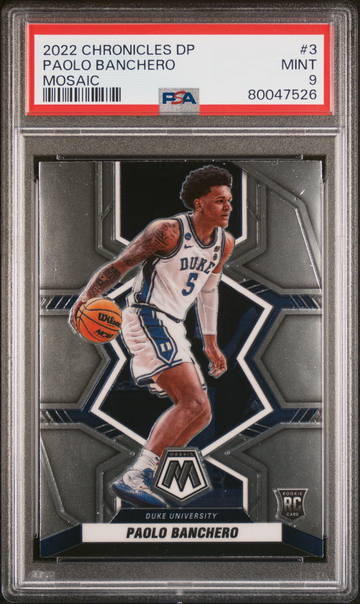 2022 Panini Chronicles DP #3 PAOLO BANCHERO Rookie Card RC Mosaic Mint PSA