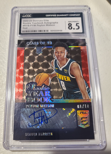 2022-23 Donruss Elite Peyton Watson Denver Nuggets 