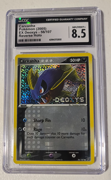 2005 Pokémon Ex Deoxys Carvanha 