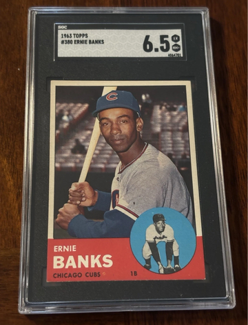 1963 Topps Ernie Banks Mr. Cub SGC 6.5