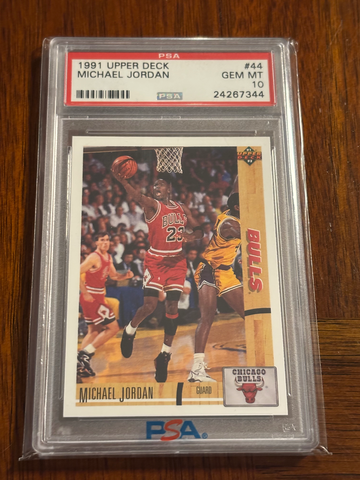 1991 Upper Deck Michael Jordan #44 PSA 10