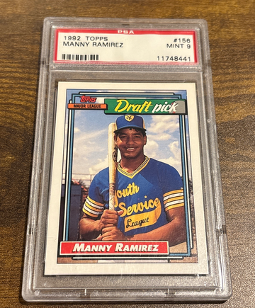 1992 Topps Manny Ramirez Rookie Card PSA 9 Cleveland Indians