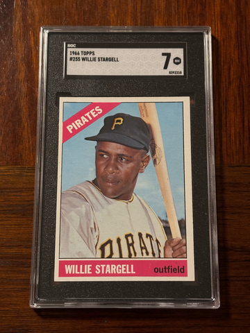 1966 Topps Willie Stargell HOF SGC 7 Pittsburgh Pirates