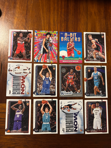 2025-26 Topps Basketball 22-card rookie lot with Cooper Flagg