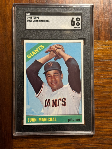 1966 Topps Juan Marichal HOF SGC 6 San Francisco Giants
