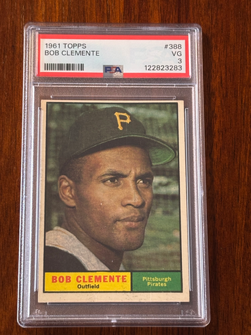 1961 Topps Roberto Clemente HOF PSA 3 Pittsburgh Pirates