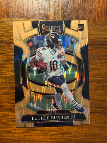 2025 Select Football Luther Burden RC Bronze Prizm /899