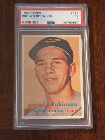 1957 Topps Brooks Robinson HOF RC PSA 5 Baltimore Orioles