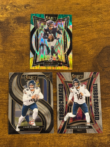 2024 Select Football Caleb Williams RC Lot Chicago Bears