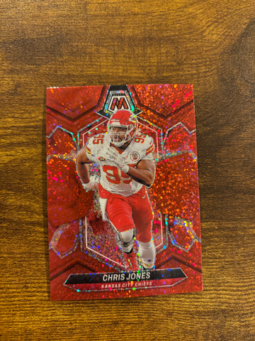 2024 Mosaic Football Sparkle Red Chris Jones + Michael Pratt and Blue Rich Gannon /96
