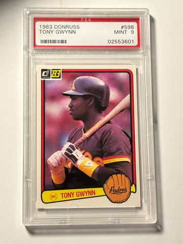1983 Donruss Tony Gwynn HOF RC PSA 9 San Diego Padres