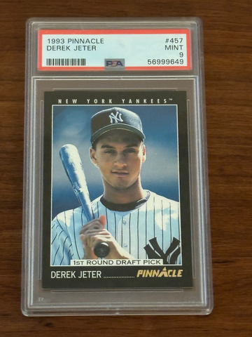 1993 Pinnacle Derek Jeter HOF RC PSA 9 New York Yankees