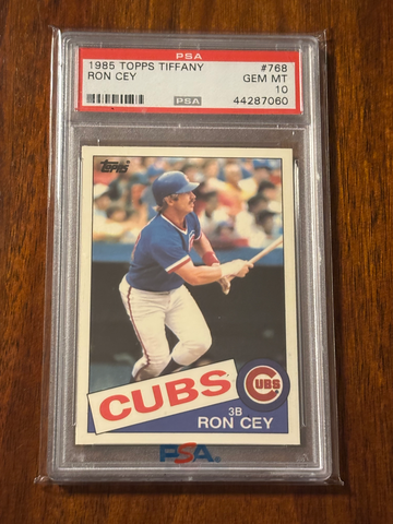 1985 Topps Tiffany Ron Cey PSA 10 Chicago Cubs