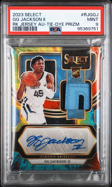2023 Select GG Jackson Rookie Patch Jersey Auto TIE-DYE #/25 PSA 9 RPA #RJGGJ