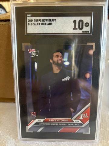 2024 topps now Caleb Williams 