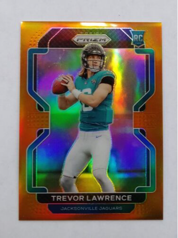 2021 Prizm Trevor Lawrence #331 ORANGE PRIZM #’d /249 ROOKIE RC SP - JAGS