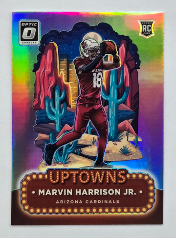 2024 Donruss Optic Rookie Uptown Marvin Harrison Jr #5 Cardinals Case Hit RC