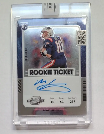 2021 Mac Jones Contenders Rookie Auto
