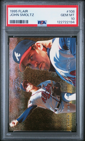 1995 Flair - John Smoltz #108 PSA 10 | Atlanta Braves | HOF, 8-Time All-Star