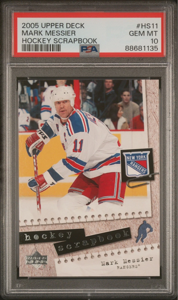 2005 UPPER DECK HOCKEY SCRAPBOOK #HS11 MARK MESSIER PSA 10