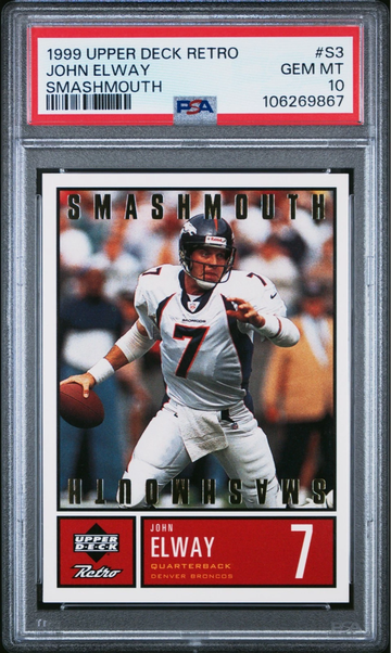 1999 Upper Deck Retro - Smashmouth John Elway #S3 PSA 10