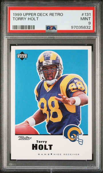 1999 Upper Deck Retro - Torry Holt #131 (RC) PSA 9 | St. Louis Rams POP 5