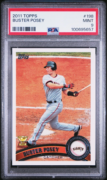 2011 Topps - Buster Posey Rookie Cup #198 PSA 9 | San Francisco Giants