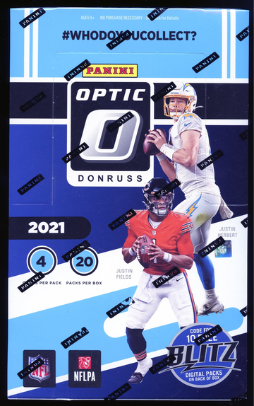 2021 Panini Donruss Optic FOOTBALL Hobby Box - Factory Sealed