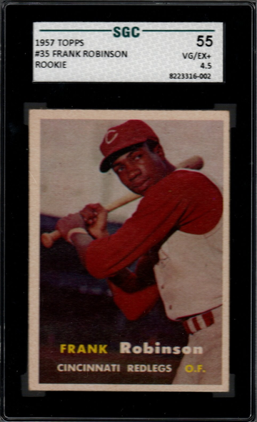 1957 Topps #35 Frank Robinson SGC 55 VG/EX+ 4.5