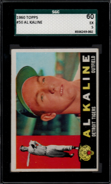 1960 Topps #50 Al Kaline SGC 60 EX 5
