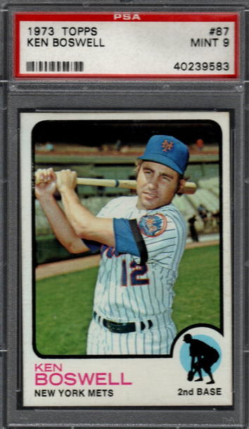 1973 Topps #87 Ken Boswell PSA Mint 9