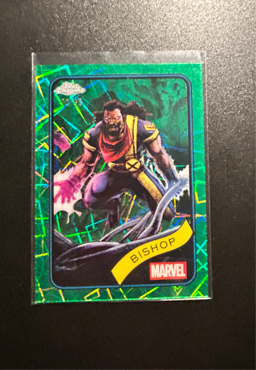 Bishop X-Men Topps Chrome Green Ref /99