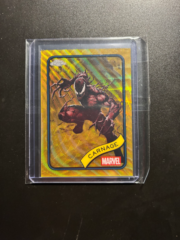 Carnage 2025 Topps Chrome Gold /50