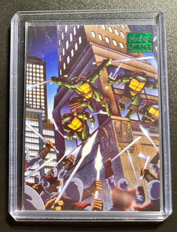 Teenage Mutant Ninja Turtles 2019 Topps Art Of TMNT #26 Green Parallel /99