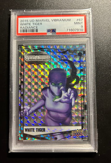 White Tiger 2015 Vibranium Radiance parallel /50 PSA 9
