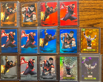 Wonder Man Precious Metal Gems And Topps Chrome Lot Numbered Cards  