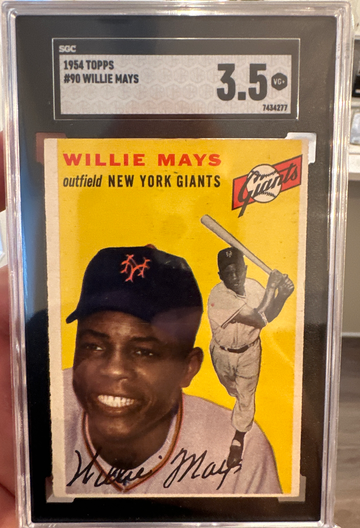 1954 Topps Willie Mays SGC 3.5