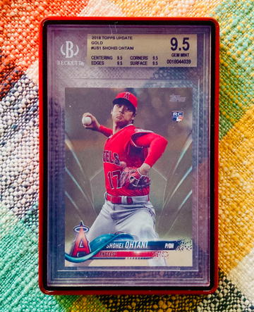 BGS 9.5 - 2018 Topps Update Shohei Ohtani #US1 RC GOLD (1160/2018) TRUE GEM+ 💎