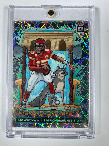 2021 Panini Donruss optic football Patrick Mahomes Downtown