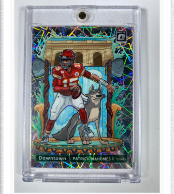 2021 Panini Donruss optic football Patrick Mahomes Downtown