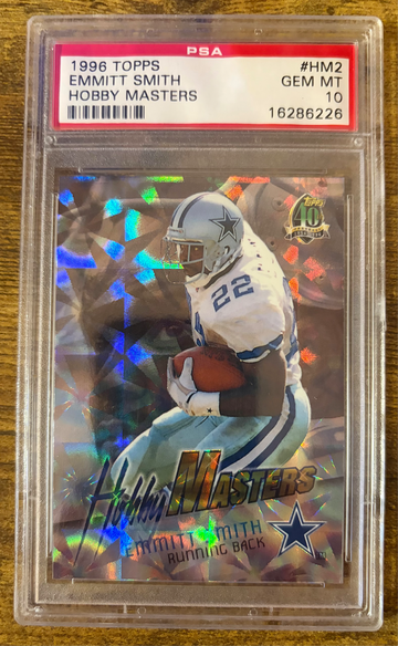 1996 Topps Hobby Masters Emmitt Smith PSA 10