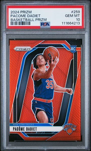 2024 Prizm Pacome Dadiet Basketball /225 PSA 10