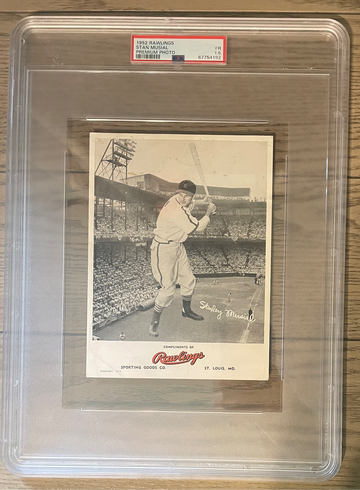 1952 Rawlings Premium Photo Stan Musial PSA 1.5 Pop 9