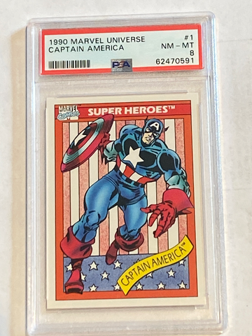 1990 MARVEL UNIVERSE CAPTAIN AMERICA 