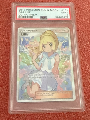 2018 POKÉMON FA LILLIE PSA 10